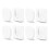 Magnetic Remote Control Holder Wall Mount, 4 Pair Remote Control Organizers Storage Self-Adhesive TV Remote White 1