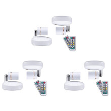 Wireless Spot Lights Battery Operated Accent Lights Indoor Dimmable LED Spotlight Anywhere Rotatable Wall Light(6 Pack)