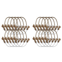 Hangers for Mason Jar,Linen Rope Handles for 70mm Wide Mouth Mason Jars Glass Jars,Mason Jar Hanging Ropes,20Pcs,No Jars