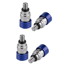 2X Motocross M5X0.8cm Forcella Valvola di Sfiato Aria per YZ85 YZ125 YZ250 YZ450F 250RX Blu