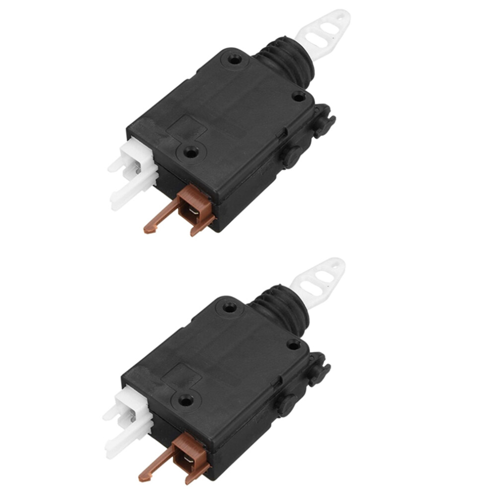 2X Car Front Left Door Lock Actuator Central Locking Motor For Elysee Zx 908854 Black 6032086029778