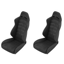 2X Plastic Driving for 1/10 RC Crawler Car Axial SCX10 Wraith RR10 TRX4 Short-Course Truck,Black