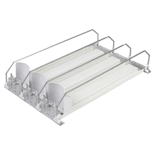 Refrigerator Beverage Dispenser Self-Propelled Beverage Organizer Bottle and Can Dispenser