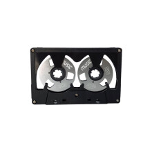 Audio Cassette Reel to Reel Blank Cassette 50 Minutes Double Sided Metal Reel Sound Recording Tape Hollow Case