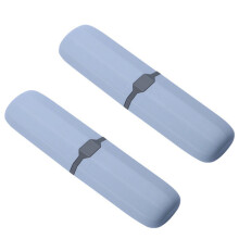 2X Travel Toothbrush Case Stretchable Toothpaste Holder Container Anti Bacterial Adjustable Box