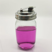 Stainless Steel Wide Mouth Mason Jar Flip Prouting Spout Lids with Handle, for Home Brewing Fermenting Drinks Airtight