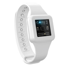 Ultraljud Myggmedelsklocka Frekvensjusterbar Elektronisk Klocka Portabelt Armband Utomhus Myggmedel,B