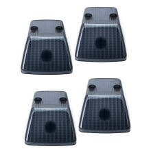 4X Lenti per Indicatori di Direzione Anteriori Neri Lucidi per Auto per W463 Classe G G500 G550 G55 G63 G65 1986-2018 A4638260057