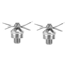 2X Ersatz Messer für Mixer, Ersatzmesser für 6-Blatt Entsafter, Mixer Ersatz Teile für Biolomix Mixer