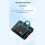 Waterproof Laptop Bag, Tablet Bag Sleeve Handbage Portable Notebook Briefcase 15 Inch Black+Turquoise 5