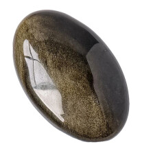 Gema de Cristal Natural, Obsidiana Dorada, Piedra de Palma, Juguete para el Pulgar, Compresa Caliente, ArtesaníAs, Salud Curativa, EnergíA Familiar,
