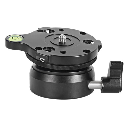 DY-60N Tripod  Levelling Base Adjusting Plate with Bubble Level for DSLR Camera 1