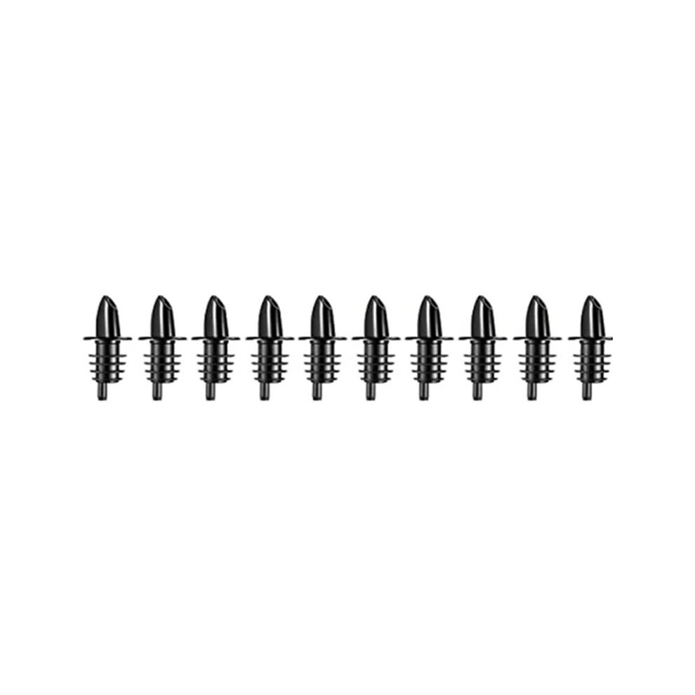 Liquor Bottle Pourers Flow Pourers Plastic Spouts Bottle Pourers For Bars Clubs Pubs Restaurants Coffee Shops Black 6033556409496