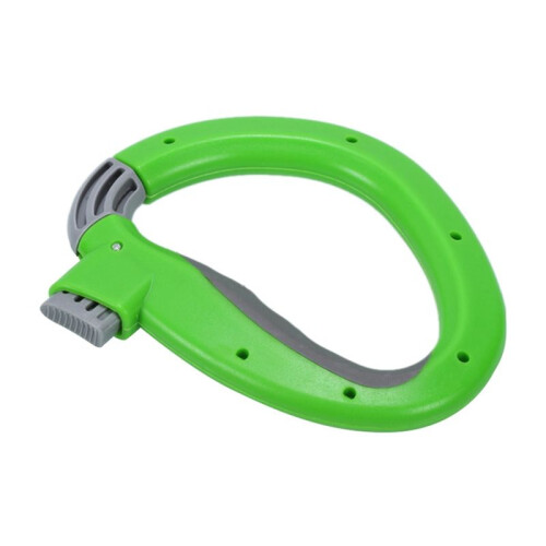 Labor-Saving Vegetable Lifter with D-Type Bag Handle and Hand Guard Green