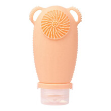 Silicone Travel Refillable Bottle Facial Cleansing Brush Portable Shampoo Bottles Lotion Cosmetics Container F