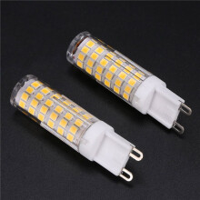 10W G9 100 Ampoules LED Ampoules LED Maïs en Céramique, Pas de Scintillement, Grand Angle de Faisceau, 8 Pièces Séries Blanc Naturel