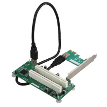 Desktop PCI-Express PCI-E to PCI Adapter Card PCIe to Dual Pci Slot Expansion Card USB 3.0 Add Card Convertor