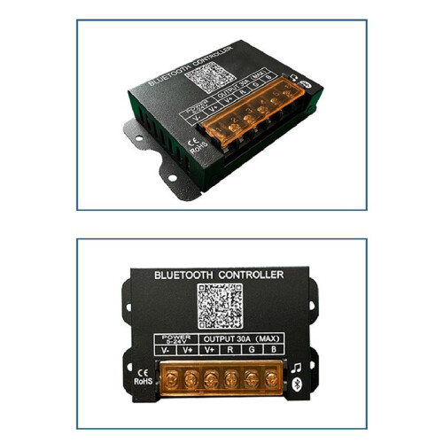 2X  DC5-24V RGB LED Strip Light Controller 30A 4-Wire 3-Channel Constant Voltage Lamp RF 29-Key Remote Dimmer 1
