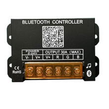 2X Controlador de Luz de Tira LED RGB DC5-24V 30A 4 Cables Lámpara de Voltaje Constante de 3 Canales RF Atenuador Remoto de 29 Teclas
