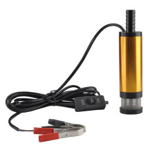 Car Electric Fuel Pump 12V 38mm for Automatic Pumping Water Submersible 12L/Min Fuel Transfer Pump Aluminum