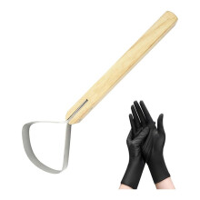 Hide Scraper Fleshing Tool for Hides Scraper Flesher Tanning for Supplies Leather Making Tools Fur Handling