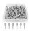 Shelf Support Peg,Support Cabinet Shelf Pins,Clear Plastic Replacement Peg Cabinet Shelf Supports Pins for Kitchen 50Pcs 1