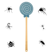 Fly Swatter with Ergonomic Long Handle, Durable Wide Mesh for Indoor and Outdoor Use