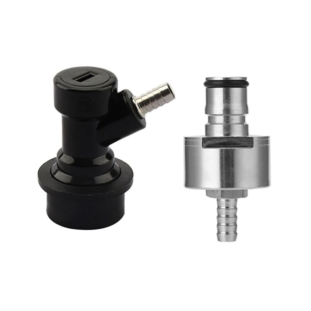 Lock Disconnect Carbonation Cap - Stainless Steel Carbonation Cap With 5/16Inch Barb Lock Type 6032712832338