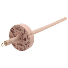 Drop Spindle Yarn Tool,Wooden Hardwood Spinner Wheel for Beginners & Advanced, Perfect for Yarn Making and Sewing