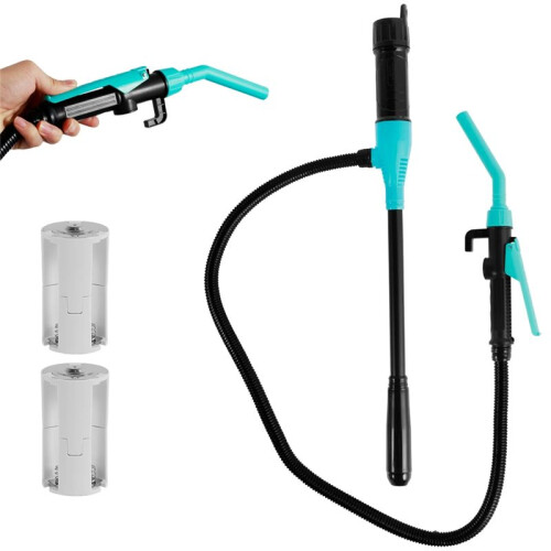 Liquid Transfer Pump Transfer Pump with Flow Control Nozzle 2.4 Gallons Portable Efficient Fuel Transfer Pump