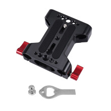 Multifunctionele Camerabasisplaat met 15 mm Staafrailklem voor DSLR-Camera-Schoudersteunaccessoires