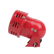 AC110V Red Metal Motor Siren Industrial Alarm Sound Electrical Guard Against Theft 120dB MS-190