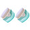 Sunscreen Applicator for Kids, Sunscreen Brush Set with Protective Cap, Sunscreen Lotion Applicator,2PCS(C) 1