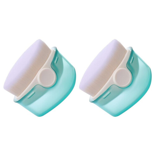 Sunscreen Applicator for Kids, Sunscreen Brush Set with Protective Cap, Sunscreen Lotion Applicator,2PCS(C)