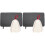 2Ensembles Bonnets De Bain Sauna En Feutre Isolant Couleurs Variées 2