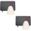 2Ensembles Bonnets De Bain Sauna En Feutre Isolant Couleurs Variées 5
