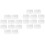 20Pièces Accessoires Chapeaux Support Plastique Blanc Résistant 6
