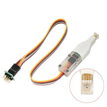 SOP8 WSON8 QDFN8 Chip Download Burn Write Probe Spring Pin Flash Eeprom Chip Burner Cable Spacing Pitch 8.5