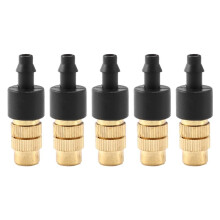 50 Pcs Adjustable Misting Nozzle for Gardening Sprinkle Brass Watering Sprinkler Sprayer for Irrigation System