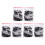 M3 x 6mm x 1mm Nylon Flat Insulating Washers Gaskets Spacers Black 600PCS 1