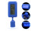 4Pièces Thermomètre Compact Bleu Pour Reptiles Avec Ventouse Rotative 10