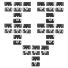 20 Ensemble Roues de Porte Coulissante Poulie Poulie Dispositif de Glissement