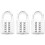 3X Anti-Theft Button Combination Padlock Digit Push Password Lock Zinc Alloy Security Lock Suitcase Luggage Coded Lock 1