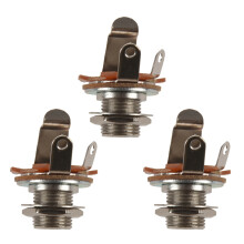 3X Guitar Parts & Accessories Switchcraft 1/4 6.35mm 2-Conductor Mono Chassis Guitar Jack Input Output