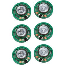6 Pcs 1/4W 0.25W 8Ohm 27mm Round External Magnet Speaker Speaker,Sound Amplifier,Speaker Accessories
