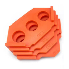 4pcs Arc Template Trimming Machine Engraving Machine Round Corner Template T Gauge Electric Wood Milling Tools