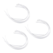 Bridas de Cable Extra Largas de 76 cm, 30X, Cierre de Cremallera