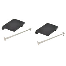 2X 51117246868 for  F10 F11 F18 5-SERIES 520I 528I 535I 550I 2011 2012 2013 Front Bumper Towing Eye Hook Cover Cap