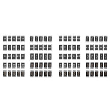 100Pcs Alloy Resistance 2512 SMD Resistor Samples Kit, R001 R002 R005 R008 R010 R015 R020 R025 R050 R100
