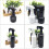 1Pc Black Plastic Spray Bottle Durable Hairdressing Trigger Sprayer 8
